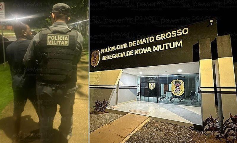 HOMEM RECLAMA DE CERVEJA QUENTE, TENTA MATAR GARÇONETE A FACADA E ACABA PRESO PELA PM EM MT