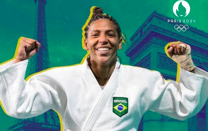 Rafaela Silva vai à semifinal e judô brasileiro se garante em mais uma disputa de medalhas em Paris