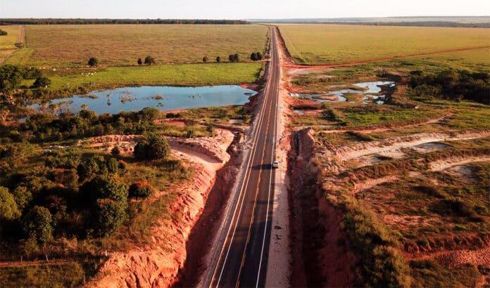 Obras na MT-129 avançam e Gaúcha do Norte está perto de ter ligação asfáltica com o restante do Estado